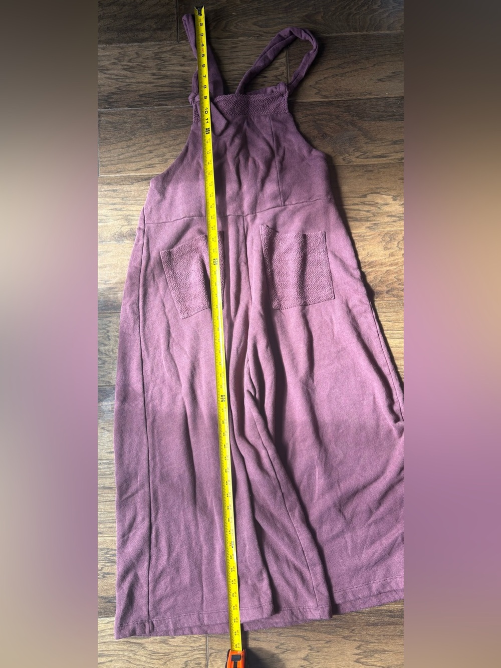 BUCKETLIST Plum Knit Wide-Leg Overalls - Picture 8 of 8